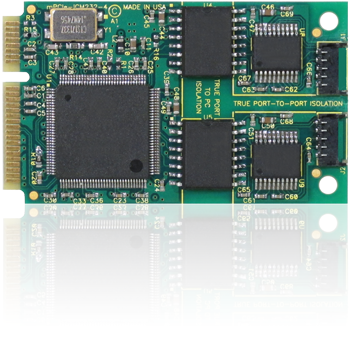 mPCIe-ICM232 Card Image